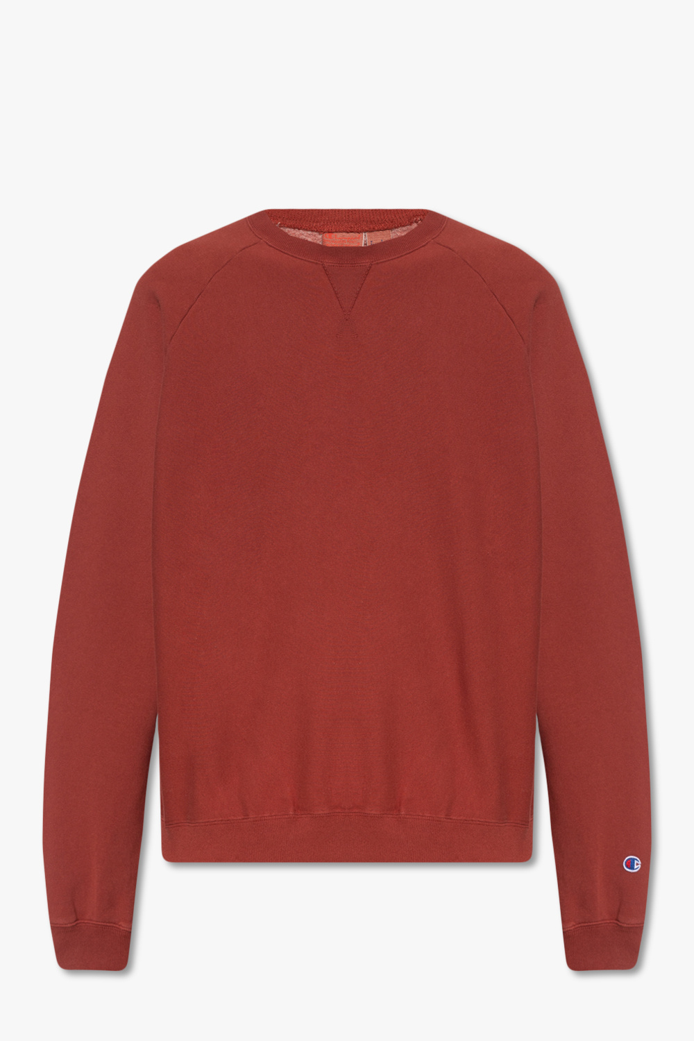 Champion crewneck best sale dark red